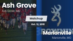 Matchup: Ash Grove High vs. Marionville  2018