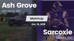 Matchup: Ash Grove High vs. Sarcoxie  2018