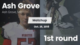 Matchup: Ash Grove High vs. 1st round 2018
