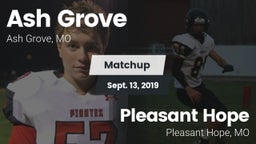 Matchup: Ash Grove High vs. Pleasant Hope  2019