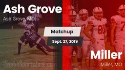 Matchup: Ash Grove High vs. Miller  2019