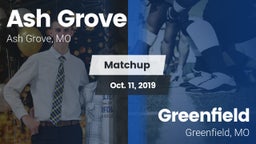 Matchup: Ash Grove High vs. Greenfield  2019