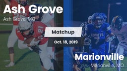 Matchup: Ash Grove High vs. Marionville  2019