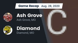 Recap: Ash Grove  vs. Diamond  2020