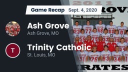 Recap: Ash Grove  vs. Trinity Catholic  2020