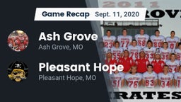 Recap: Ash Grove  vs. Pleasant Hope  2020