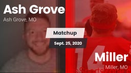 Matchup: Ash Grove High vs. Miller  2020