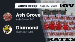 Recap: Ash Grove  vs. Diamond  2021