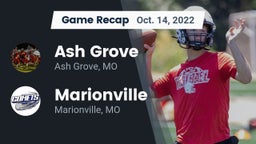 Recap: Ash Grove  vs. Marionville  2022