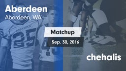 Matchup: Aberdeen  vs. chehalis 2015