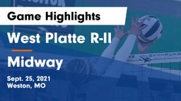 West Platte R-II  vs Midway Game Highlights - Sept. 25, 2021