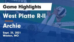 West Platte R-II  vs Archie  Game Highlights - Sept. 25, 2021