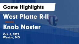 West Platte R-II  vs Knob Noster  Game Highlights - Oct. 8, 2022