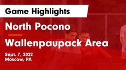 North Pocono  vs Wallenpaupack Area  Game Highlights - Sept. 7, 2022