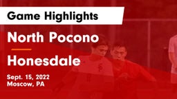 North Pocono  vs Honesdale Game Highlights - Sept. 15, 2022