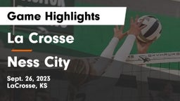 La Crosse  vs Ness City  Game Highlights - Sept. 26, 2023