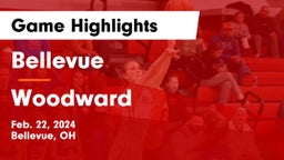 Bellevue  vs Woodward  Game Highlights - Feb. 22, 2024