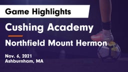 Cushing Academy  vs Northfield Mount Hermon Game Highlights - Nov. 6, 2021