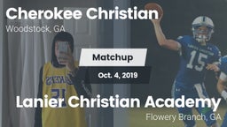 Matchup: Cherokee Christian H vs. Lanier Christian Academy 2019