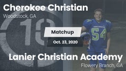 Matchup: Cherokee Christian H vs. Lanier Christian Academy 2020