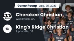 Recap: Cherokee Christian  vs. King's Ridge Christian  2023