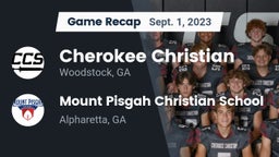 Recap: Cherokee Christian  vs. Mount Pisgah Christian School 2023
