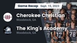 Recap: Cherokee Christian  vs. The King's Academy 2023