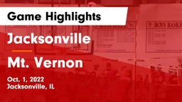 Jacksonville  vs Mt. Vernon  Game Highlights - Oct. 1, 2022