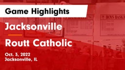 Jacksonville  vs Routt Catholic Game Highlights - Oct. 3, 2022