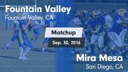 Matchup: Fountain Valley vs. Mira Mesa  2016