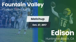 Matchup: Fountain Valley vs. Edison  2017