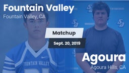 Matchup: Fountain Valley vs. Agoura  2019