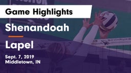 Shenandoah  vs Lapel Game Highlights - Sept. 7, 2019