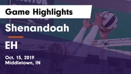 Shenandoah  vs EH Game Highlights - Oct. 15, 2019