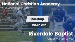 Matchup: National Christian A vs. Riverdale Baptist  2017