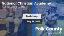 Matchup: National Christian A vs. Polk County  2018