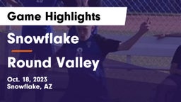 Snowflake  vs Round Valley  Game Highlights - Oct. 18, 2023