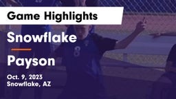Snowflake  vs Payson Game Highlights - Oct. 9, 2023