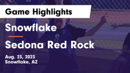 Snowflake  vs Sedona Red Rock  Game Highlights - Aug. 23, 2023