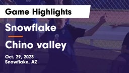 Snowflake  vs Chino valley Game Highlights - Oct. 29, 2023