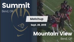 Matchup: Summit  vs. Mountain View  2018