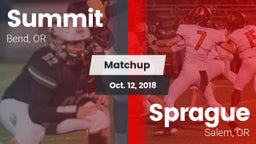Matchup: Summit  vs. Sprague  2018