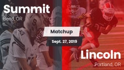 Matchup: Summit  vs. Lincoln  2019