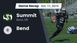Recap: Summit  vs. Bend  2019