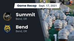 Recap: Summit  vs. Bend  2021