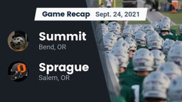 Recap: Summit  vs. Sprague  2021