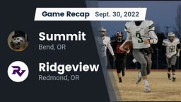Recap: Summit  vs. Ridgeview  2022