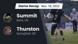 Recap: Summit  vs. Thurston  2022