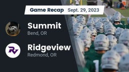 Recap: Summit  vs. Ridgeview  2023