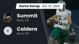 Recap: Summit  vs. Caldera  2023